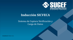 InducciónSICVECA2015 - Superintendencia General de