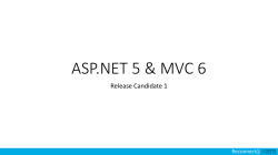 ASP.NET 5 & MVC 6
