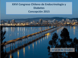 XXVI Congreso SOCHED Concepción 2015.