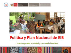 PPT Política y Plan EIB 2015