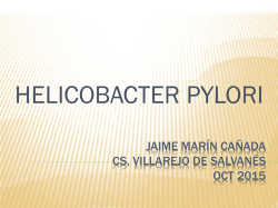 Infecciones por Helicobacter pylori