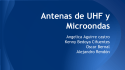 Antenas de UHF y Microondas