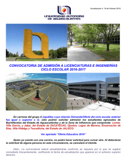 Información general - Universidad Autónoma de Aguascalientes