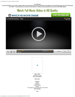 (Stream) Demonios tus ojos Movie Online Free HD 4K