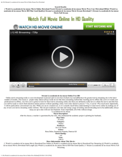 ( (5k (Stream) La academia de las musas Movie Online Stream Free