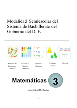 Matemáticas III - Libro