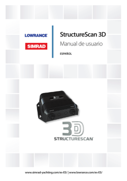 StructureScan 3D Manual de usuario