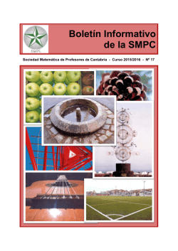 Boletín nº 17 de la SMPC - Sociedad Matemática de Profesores de