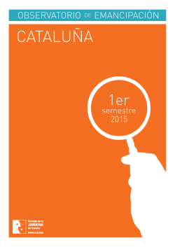 cataluña - Consejo de la Juventud de España