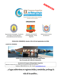 iv congreso argentino de hidrogeología