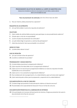 Preguntas Frecuentes - Portal de Educación de la Junta de Castilla