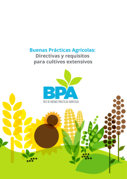 Buenas Prácticas Agrícolas: Directivas y