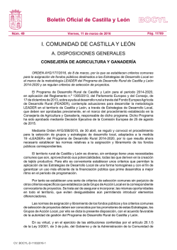 BOCYL n.º 49 11-marzo-2016 - Agronews Castilla y León