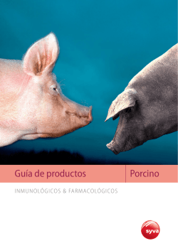 Guía de productos Porcino