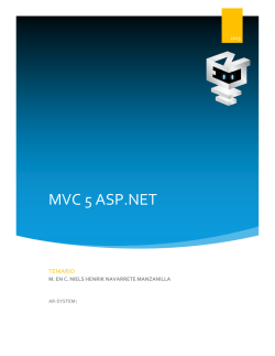 MVC 5 ASP.NET