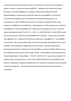 manual pdf micromaster 440 espaÃ±ol yahoo correo electronico