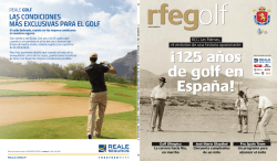 Torneos - Real Federación Española de Golf