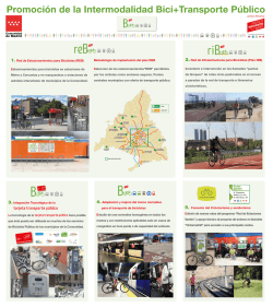 Promoción intermodalidad Bicis+Transporte público
