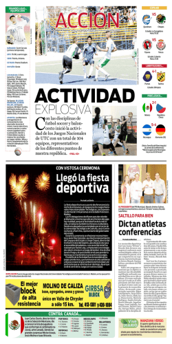 deportiva - El Diario de Coahuila