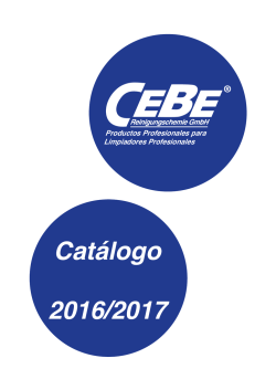 Catálogo 2016/2017 - CEBE Reinigungschemie GmbH