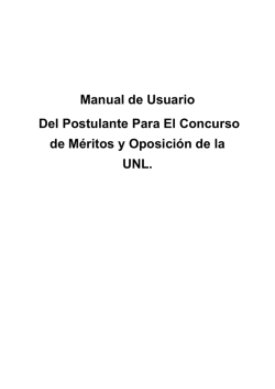 Manual de usuario - Universidad Nacional de Loja