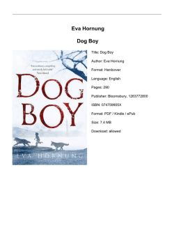 Eva Hornung Dog Boy