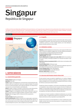 Singapur - Ministerio de Asuntos Exteriores y de Cooperación