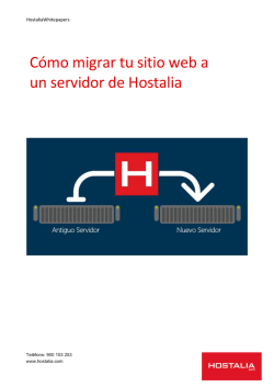 Cómo migrar tu sitio web a un servidor de Hostalia