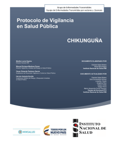 PRO Chikungunya - Instituto Nacional de Salud