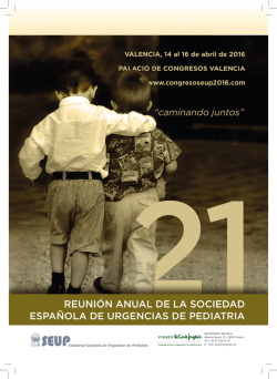 Caminando juntos - Sociedad Valenciana de Pediatría
