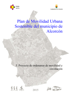 4. Propuesta de Ordenanza - Ayuntamiento de Alcorcón