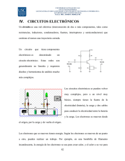 iv. circuitos electrónicos