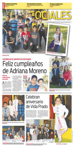 Celebran aniversario de Vida Prado