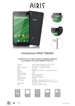 Smartphone AIRIS TM6SIM