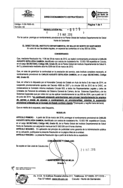 2 B MAR 2016 - Instituto Departamental de Salud Norte de Santander