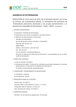 asamblea de extremadura - Diario Oficial de Extremadura