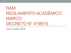 RAM 2016 - Escuela Superior de Comercio N° 43