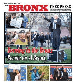 Berning in the Bronx - The Bronx Free Press