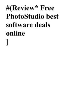 Review* Free PhotoStudio best software deals online