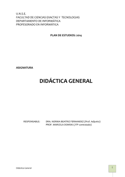 didáctica general