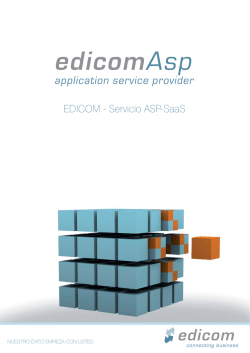 EDICOM - Servicio ASP-SaaS