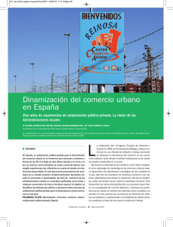 Dinamización del comercio urbano en España