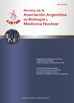 Revista de la Asociación Argentina de Biologíay Medicina Nuclear