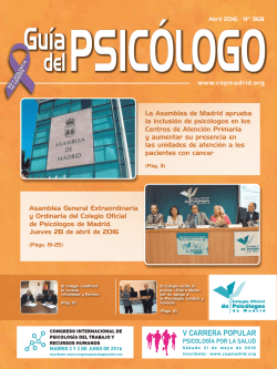 v carrera popular - Colegio Oficial de Psicólogos de Madrid