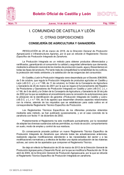 BOCYL n.º 71 14-abril-2016 - Agronews Castilla y León