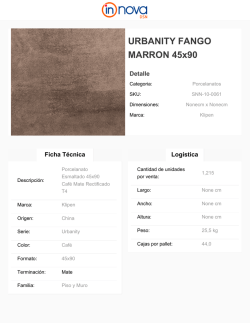 URBANITY FANGO MARRON 45x90