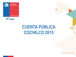 Presentación de PowerPoint - Comisión Chilena del Cobre