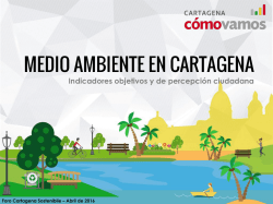 Diapositiva 1 - Cartagena Cómo Vamos