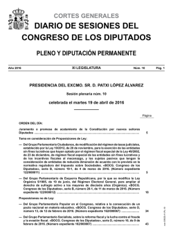 Núm. 10 - Congreso de los Diputados