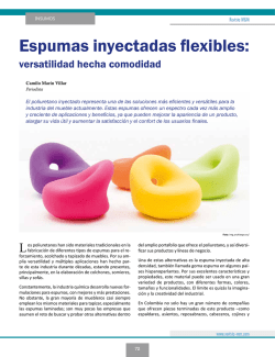 Espumas inyectadas flexibles - Revista El Mueble y La Madera